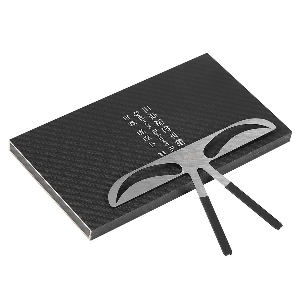 3 Types Professional Eyebrow Stencil, Shaping Template DIY Shaping Define Ruler Makeup Tool (Lady Eyebrow)