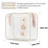 MODENGKONGJIAN TSA Approved Toiletry Bag, 3 Pcs Clear Toiletries Bags Quart Size Travel Makeup Cosmetic Bag for Women Men, Carry on Airport Airline Compliant Bag (Flesh Pink) view 3