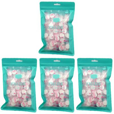FRCOLOR 400 Pcs Compressed Facial Mask Sheets Diy Cotton Bird Platform Stand for Home Skin Care and Travel