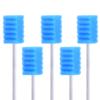 100 PCS Disposable Mouth Swabs Sponge - Oral Care Swabs Unflavored & Sterile Disposable Dental Swabsticks for Mouth & Gum Cleaning Blue view 1