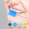 100 PCS Disposable Mouth Swabs Sponge - Oral Care Swabs Unflavored & Sterile Disposable Dental Swabsticks for Mouth & Gum Cleaning Blue view 3
