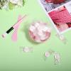 100 pcs Compressed Facial Mask Sheet DIY Facial Mask Paper Cotton Mask Sheet with Mask Bowl Set for Home Travel view 4