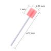 BVN Oral Care Swabs, 100 Pcs Disposable Mouth Cleaning Spong Swabs. (Plum Flower-100 PCS) view 2