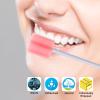 BVN Oral Care Swabs, 100 Pcs Disposable Mouth Cleaning Spong Swabs. (Plum Flower-100 PCS) view 3