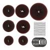 Miskall Donut Hair Bun Maker 7 Pieces Ring Style Bun Maker Set with Hair Bun Makers 5 Pieces Hair Elastic Bands 10 Pieces Hair Pins view 1