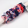 10PCS USA American Flag Hair Scrunchies for Women Girls Independence Day Patriotic Red White Blue Hair Ties Fourth of July Festival Ponytail Holder Hair Accessories Elastic Hair Band view 2
