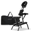 Folding Massage Chair, Portable Therapy Tattoo Chairwith 4 Inches Thickness Sponge,Ergonomic Adjustable Lightweight Beauty Chair for Tattoo, Spa, Salon and Treatment view 1