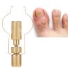 Brrnoo Nail Care Preparations Ingrown Nail Corrector Ingrown Toenail Lifter Ingrown Toenail Tool Toe Clamp Stainless Steel Professional Foot Care Tool Toenail Clamp for Paronychia (Gold) view 2