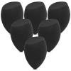 Sibba 6pcs Makeup Sponge Set, Latex Free Flawless Soft Setting Face Egg Shaped Makeup Sponges, Black Foundation Blending Sponge, Make up Sponges for all areas view 1