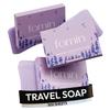 FOMIN - Antibacterial Paper Soap Sheets for Hand Washing - (300 Sheets) Lavender Portable Travel Soap Sheets, Dissolvable Camping Mini Soap, Portable Hand Soap sheet view 1