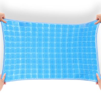 Dioche Gel Pillow Cooling Mat 58x40cm Square Cooling Mat, Soft and Foldable, Neck Support Pad Suitable for Home and Beauty Salon Use