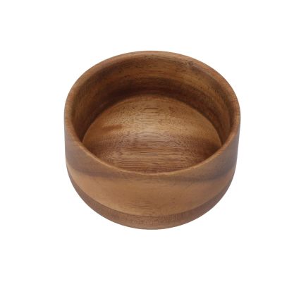 Septpenta Wooden Shaving Bowl, Shave Cream Cup, Compact and Light, Burr Free, Shaving Soap Bowl for Families, Barber Shops, Salons, Gift Choice for Your Male Friends
