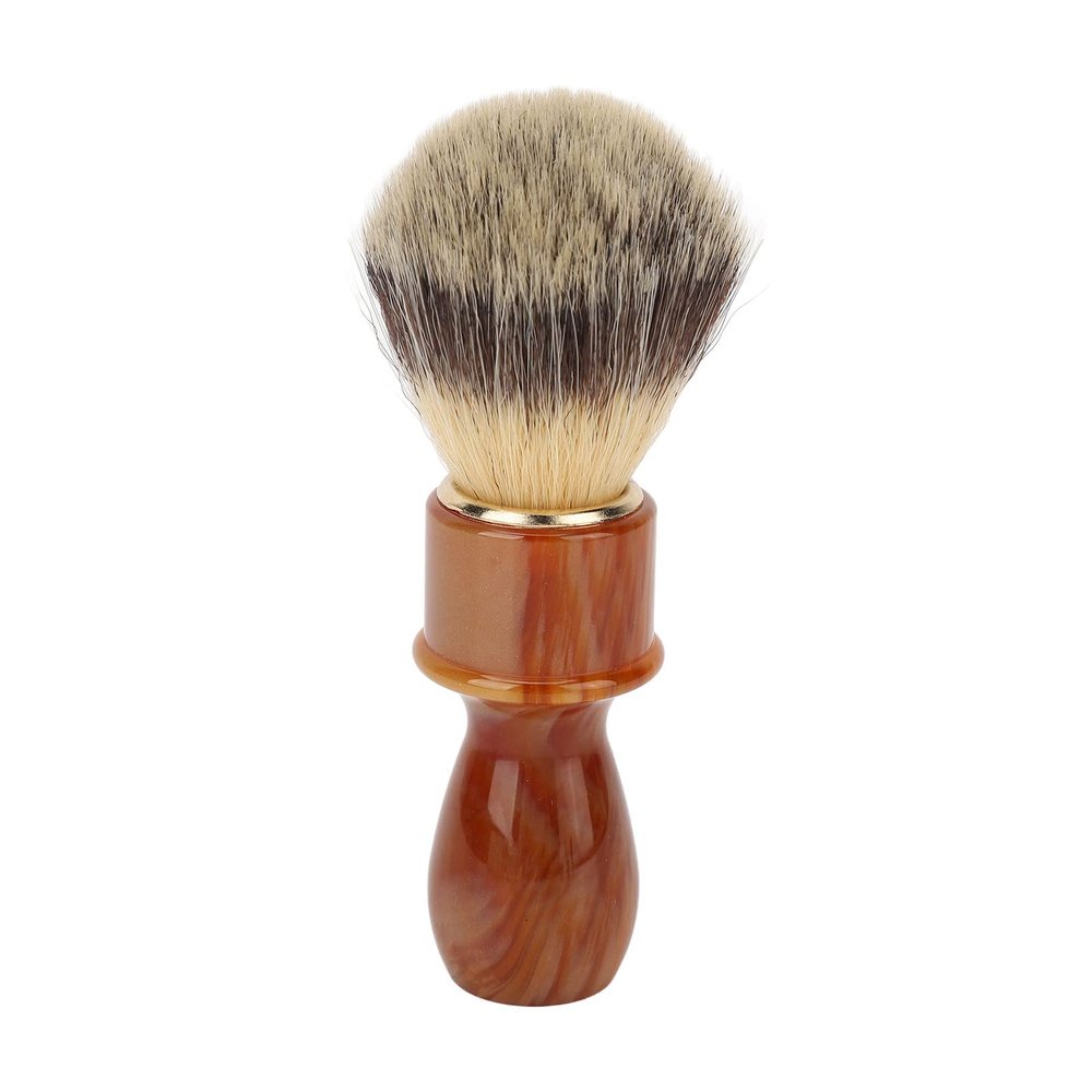 Pilipane Shaving Brush, Shaving Brush, Men's Shaving Brush Home Hair Salon Ergonomic Gum Handle Soft Hair Shaving Brush Face Care Tool