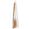 OWIIZI Bath Brushes with Soft and Natural Bristles Antiskid Wooden Long Handle Shower Body Scrubber for Wet or Dry Exfoliating,Back Scrub Deep Cleanse view 2