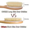 OWIIZI Bath Brushes with Soft and Natural Bristles Antiskid Wooden Long Handle Shower Body Scrubber for Wet or Dry Exfoliating,Back Scrub Deep Cleanse view 3