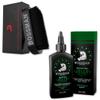 Bossman Men's Grooming Kit: Hand Held Boar & Nylon Bristle Brush and Beard Oil Jelly view 1