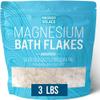 Magnesium Flakes for Bath - Magnesium Chloride Flakes - Dead Sea Salts for Soaking, 3.0 LBS view 1