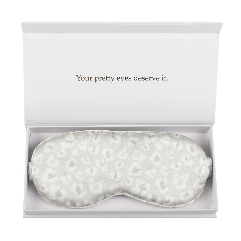 Silk Sleep Mask Light Blocking Luxury 100% Mulberry 22mm Silk Eye Mask Eye Cover Blindfold Ultra Soft Light & Comfy Anti Aging Skin Care with Travel Bag Gift Package