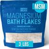 Magnesium Flakes with MSM - Magnesium Chloride Flakes - Dead Sea Salts for Soaking, 3.0 LBS view 1