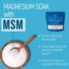 Magnesium Flakes with MSM - Magnesium Chloride Flakes - Dead Sea Salts for Soaking, 3.0 LBS view 3