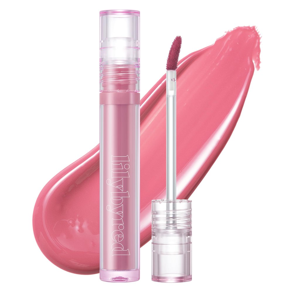 lilybyred Glassy Layer Fixing Tint (05#Rosy Rose)- Vibrant and Long-Lasting Lip Color with Glossy Finish, Versatile Lip Looks