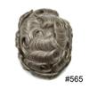 Toupee For Men Hair Replacement System Ultra Thin Skin 0.06mm Mens Toupee Hairpiece V-loop European Remy Human Hair Wig Black Brown Brunette Male Hair Units 8"x10"#565 Medium Light Brown with 65% Gray-120% density view 2