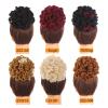Messy Bun Hair Synthetic DreadLock Afro Puff Hair Bun Chignon Drawstring Ponytail Faux Locs Clip In Pony Tail Hairpieces Hair Extensions for Black Women Real Human Hair Buns (Color : Bug) view 3