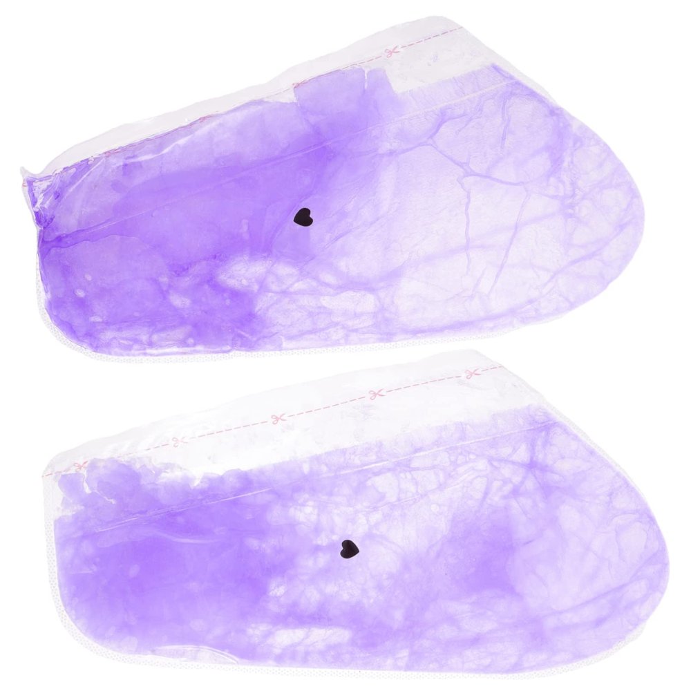FRCOLOR 1pair Paraffin Wax Therapy Bags for Hands and Feet Moisturizing Wax Treatment Covers for Spa Home Use Effect for Dry Skin Care