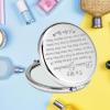 bobauna Bonus Grandma Pocket Mirror Step Grandma Gift Family Isn't Always Blood Grandma Makeup Mirror for Unbiological Grandma (Bonus Grandma -S) view 4