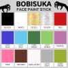 BOBISUKA Brown Face and Body Paint Stick, Chocolate Brown Eye Black Stick for Sports, Waterproof Oil-based Painting Kit for Halloween SFX Camo Cosplay Special Effects Costume Parties Makeup view 4