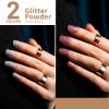 Teenitor 576Pcs Short Square Press On Nails Kit with Matte, Glossy, Glitter, and French Designs view 3