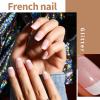 Teenitor 576Pcs Short Square Press On Nails Kit with Matte, Glossy, Glitter, and French Designs view 4