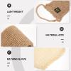 LALAFINA Bath Gloves for Shower Exfoliating Back Scrubber Exfoliator Scrubber Long Handle Skin-Safe 2pcs view 4