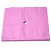 jojomis 100pcs Disposable Massage Bed Table Chair Face Cradle Cushion Pillow Cover Square Round Shape - Pink view 1