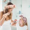 12PCS Spa Headband and Wristbands for Face Washing - Super Cute Soft Microfiber Makeup Headband with Highly Absorbent Elastic Bow Skincare Bands for Women and Girls view 2