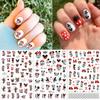 Cute Nail Art Stickers Nail Decals 6 Sheets 3D Self-Adhesive Nail Stickers Design Cute Nail Stickers Cartoon Nail Decals Kawaii Nail Art Charm for Women Girls Nail Art Supplies view 2