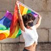 10 Sheets Pride Day Temporary Tattoo for Men Women LGBT Rainbow Flag Print Fake Tattoos Stickers Face Body Arm Waist Decoration Gay Waterproof Rainbow Stickers view 2