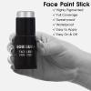 BOBISUKA Light Grey Face Body Paint Stick, Gray Contour Face Paints Sticks, Grayscale Makeup Painting Kit for Halloween Homestuck Raven Cosplay Special Effects Costume SFX Parties Stage view 2
