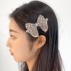 Bow Hair clips Purple color Handmade Hair Barrettes Accessories for Women Girls view 2