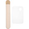 Beaupretty 1set Stainless Steel Makeup Mixing Palette Spatula Professional Cosmetic Tray for Foundation Nail Art DIY Mixing Easy to Clean for Beauty Shops Home Use view 1