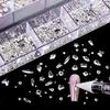 FRUJCDKI 12 Types of 600 Special-Shaped Diamonds + 2500 Flat-Bottomed Rhinestones Mix 20 Styles Flatback Rhinestone Crystals 3D Decorations Flat Back Stones Gems Set +Tweezers + Drill Pen view 3