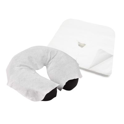 ZMDREAM Case of 1200 Disposable Headrest Sheets for Exam Table Face Rest Cradle Covers for Massage Table White 16x12 inches