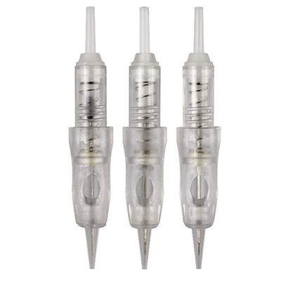 30pcs/Pack Disposable Cartridge Tattoo Needles Sterilized Permanent Makeup Needles for Micropigmentation Device Tattoo Machine for Powder Brows Permanent Make Up Shading (3P)