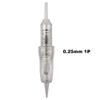30pcs/Pack Disposable Cartridge Tattoo Needles Sterilized Permanent Makeup Needles for Micropigmentation Device Tattoo Machine for Powder Brows Permanent Make Up Shading (0.25mm 1P) view 2