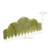 KALLORY Jade Scalp Massage Comb 2 Pack Hair Care Tool for Women with Anti-Static Smooth Surface for Relaxation and Acupoint Stimulation view 3