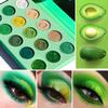 Afflano Green Eyeshadow Palette - MultiChrome Forest Emerald Green Glitter Eyeshadow, Highly Pigmented Chrome Shimmer Eye Shadow view 4