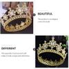 GIENEX Crowns for Women, Queen Tiara Headband Crystal Rhinestone Hair Decor for Lady Girl Bridal Bride Princess Prom Birthday Wedding Pageant Halloween Costume Party view 3