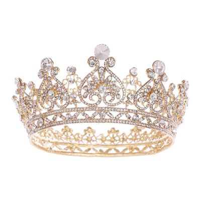 GIENEX Tiara Wedding Tiaras and Crowns for Women,Rhinestone Queen Tiara for Women Princess Crown Birthday Tiara Headbands for Wedding Prom Bridal Party Halloween Costume