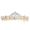 GIENEX Gold Crystal Tiara Crowns for Women Girls Princess Elegant Crown Women's Headbands Bridal Wedding Prom Birthday Party Headbands for Women view 1