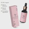 Gua Sha Facial Tools Gift Set Consists of TRIONI 100% Pure Jojoba Oil Enriched with Vitamin E (30ml), Authentic Rose Quartz Heart Shaped Guasha Tool for Face, Sponges (15ct), and a Drawstring Bag view 2